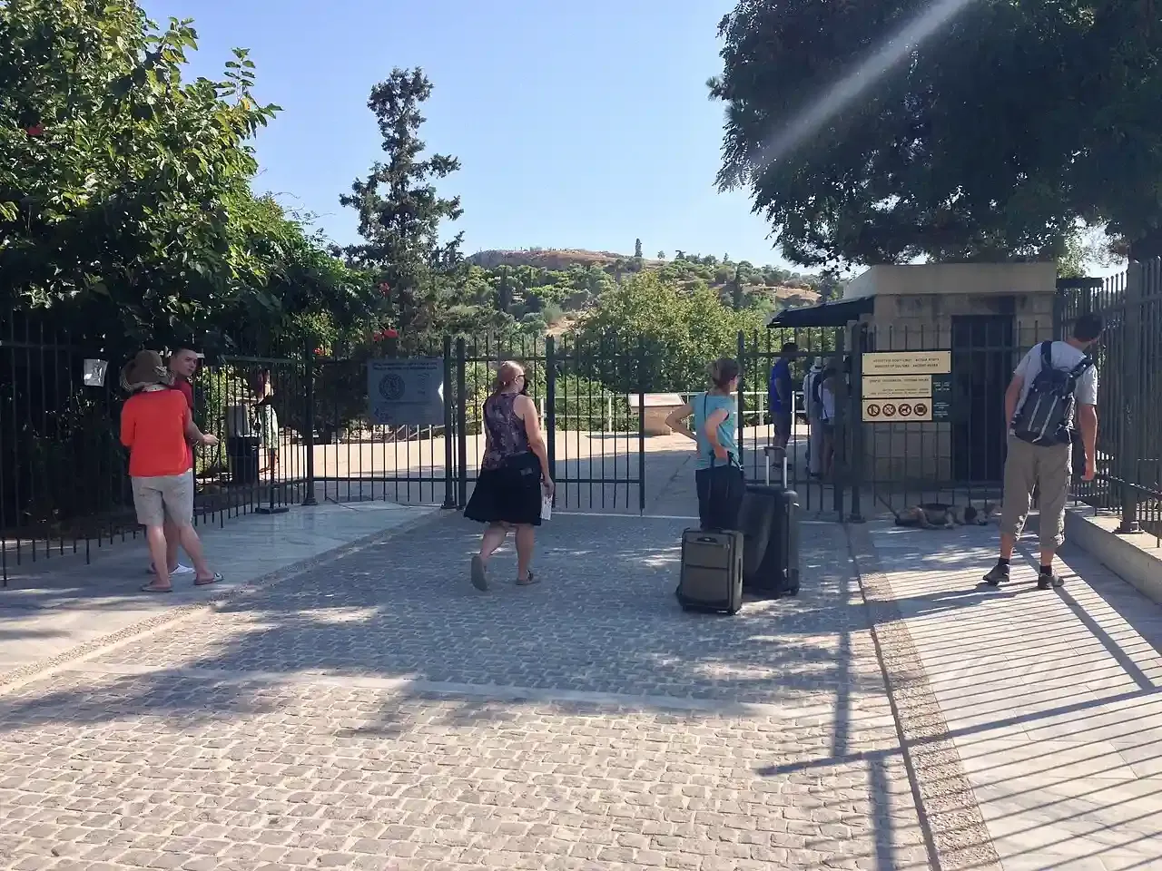 Adrianou Street Entrance