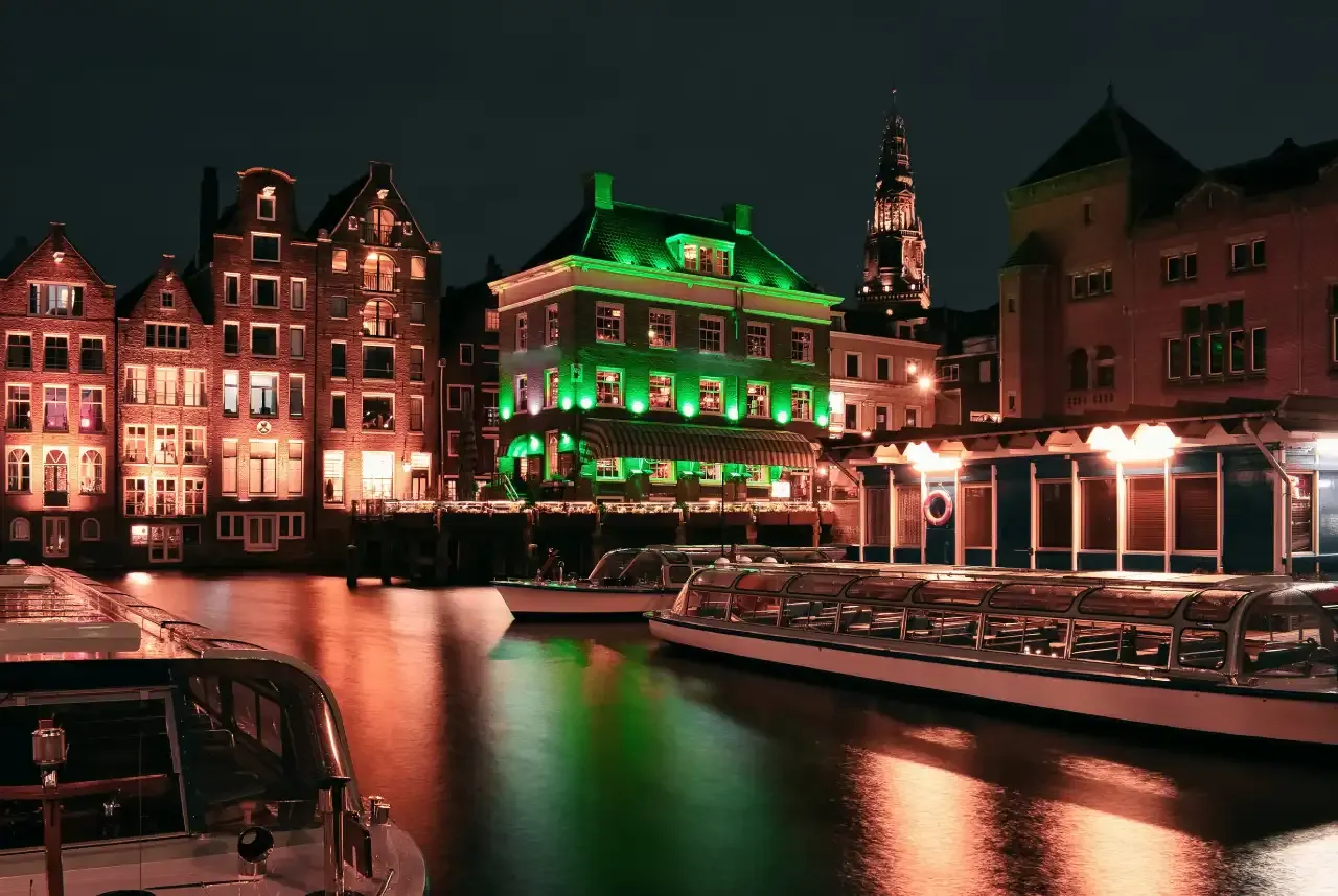 Amsterdam at night