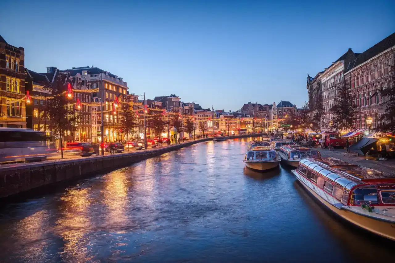 Amsterdam in winter