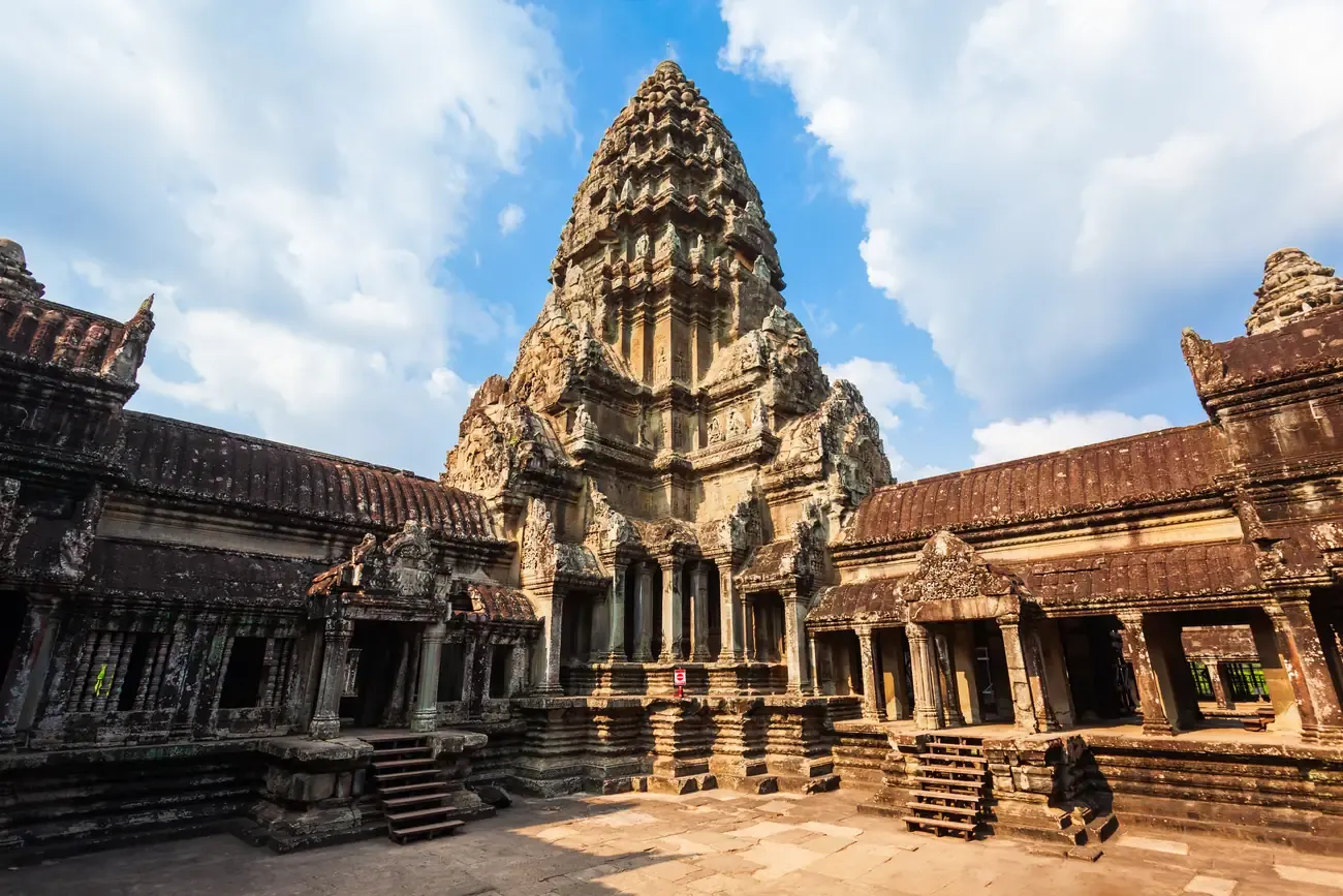 The central tower of Angkor Wat, Cambodia