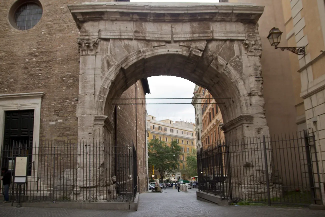 The Arch of Gallienus in Rome