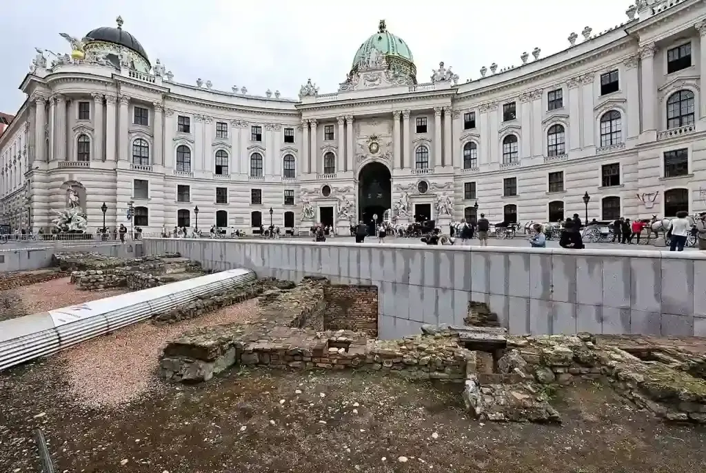 Archaeological ruins at Michaelerplatz