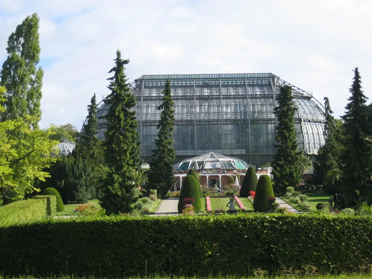 The Great Tropical Greenhouse at the Berlin Botanical Garden in Dahlem