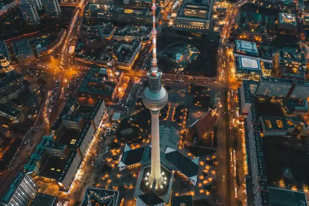 TV Tower at night