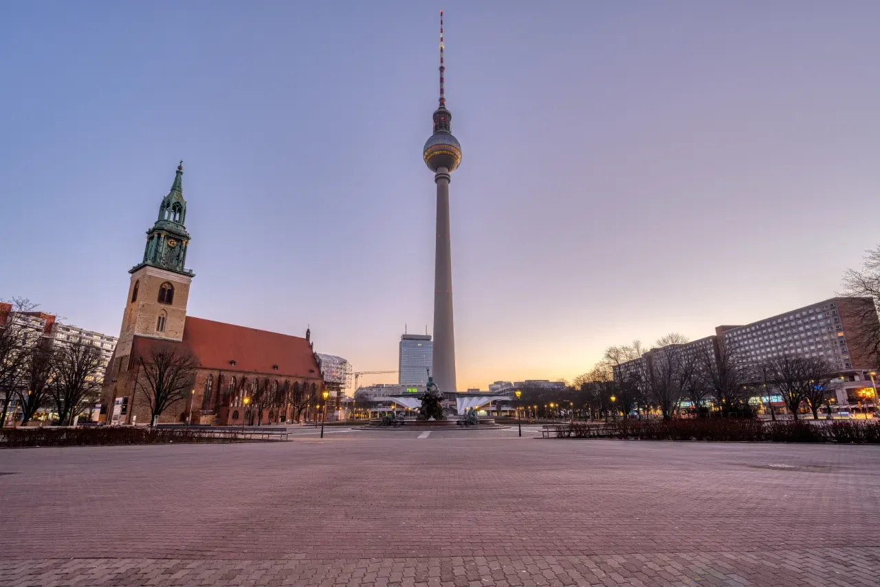 Berlin Tower in the morning