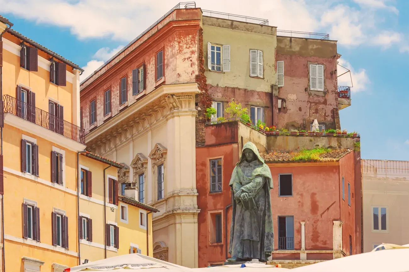 Campo de' Fiori square in Rome
