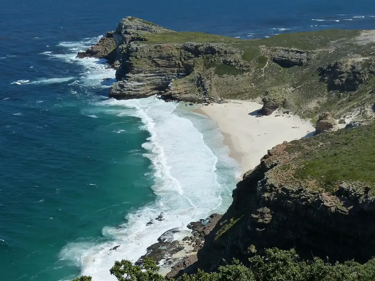 Cape Point and Dias Beach at the Cape of Good Hope