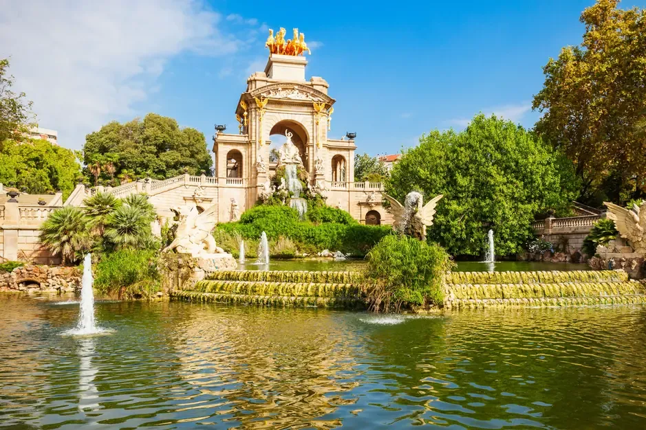 The Cascada Monumental fountain at Parc de la Ciutadella in Barcelona