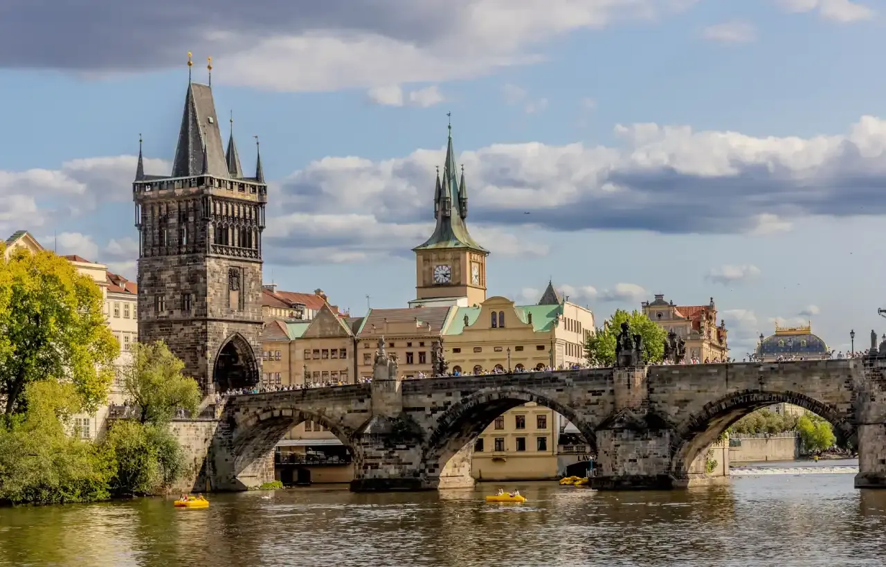 Charles Bridge and the Old Town Water Tower
