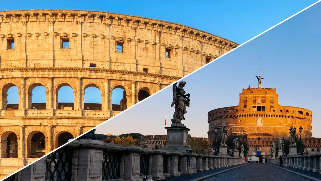 Colosseum & Castel Sant'Angelo Combo Ticket