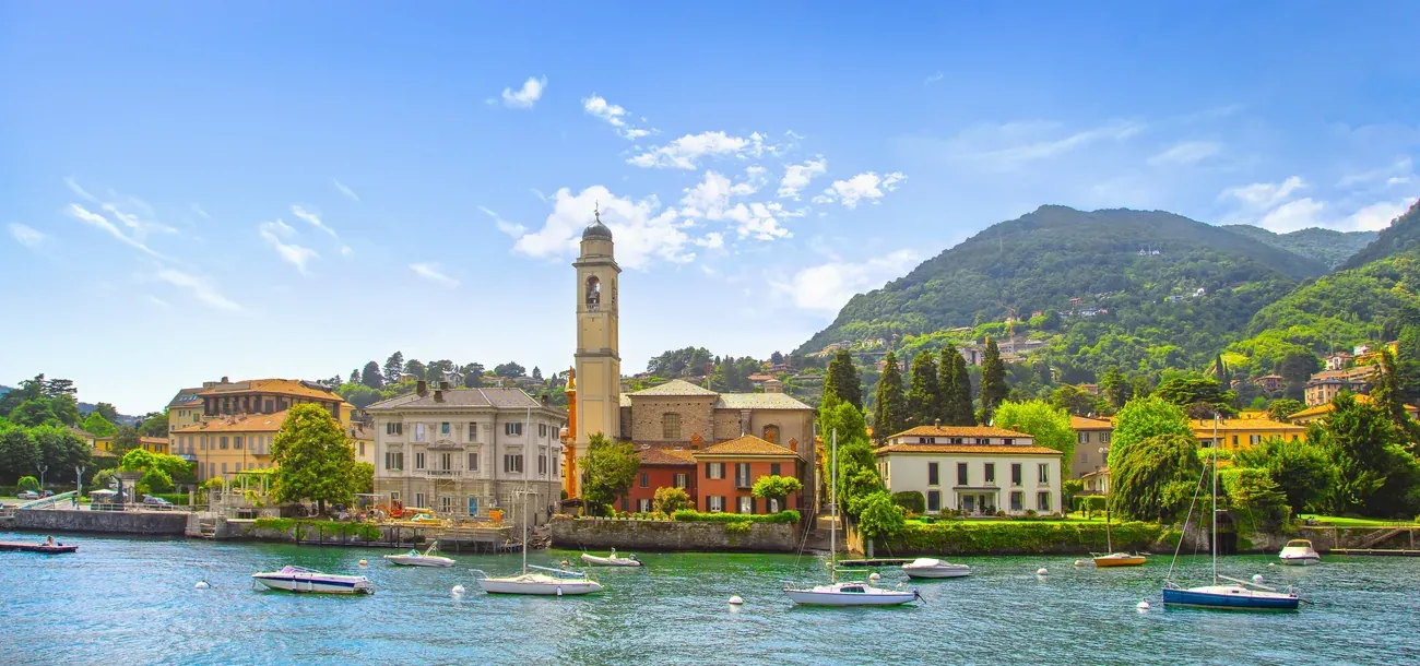 Cernobbio, a lakeside village on Lake Como, Italy
