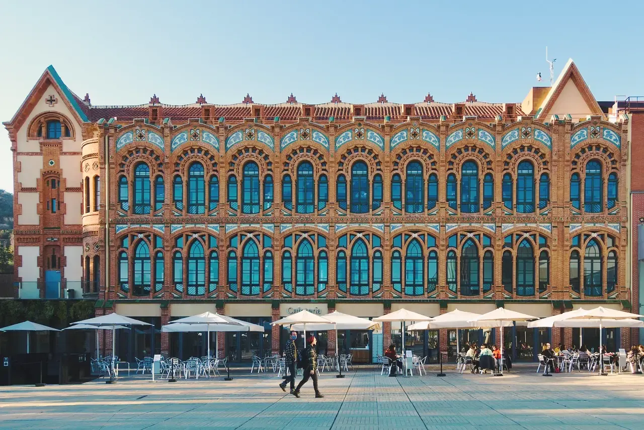 The modernista facade of CosmoCaixa Barcelona