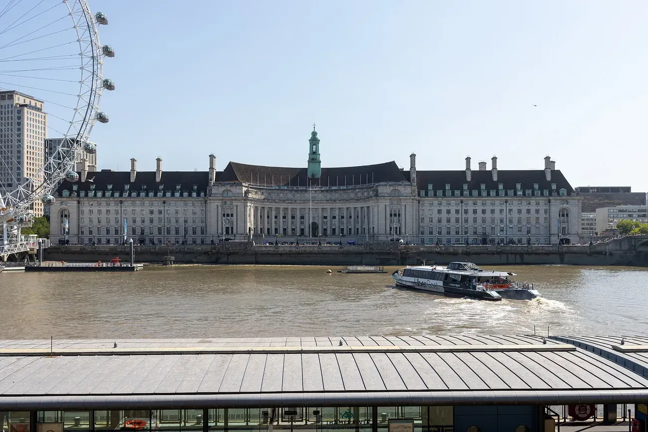 County Hall on the South Bank of the Thames in London, home of The London Dungeon