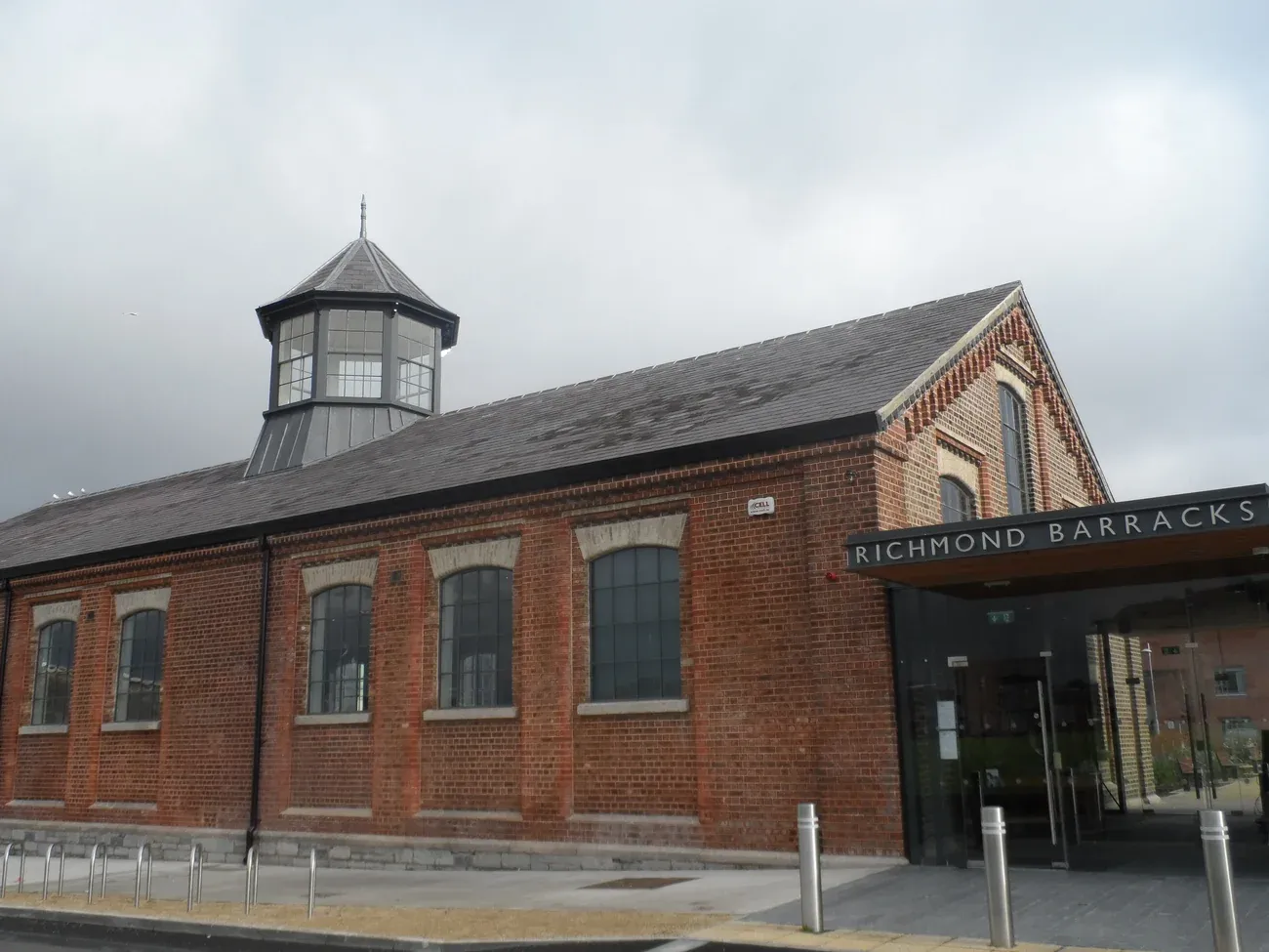 The brick building of Richmond Barracks in Inchicore, Dublin