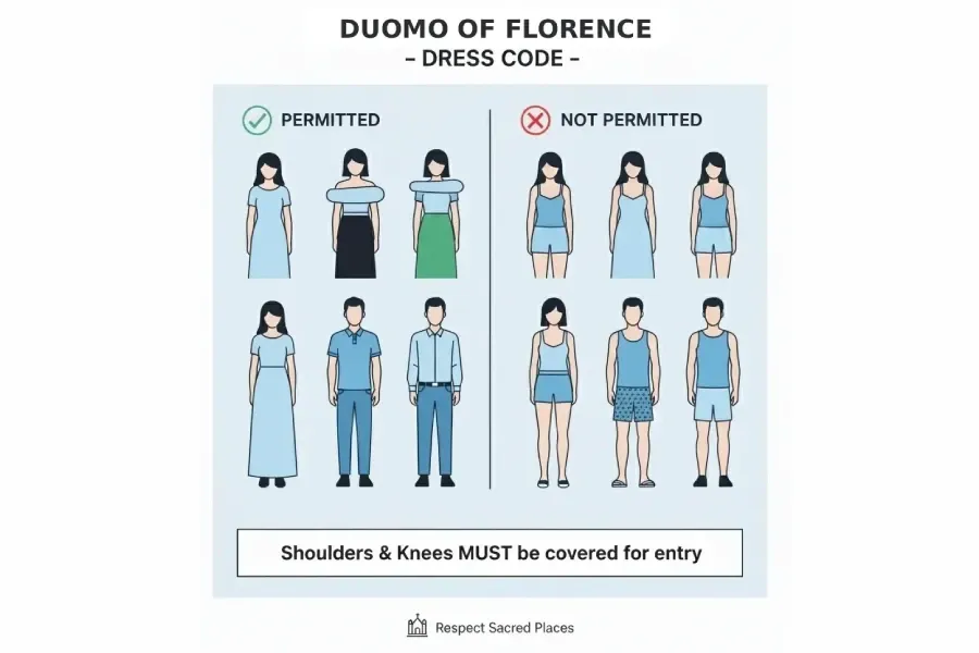 Duomo of Florence dress code