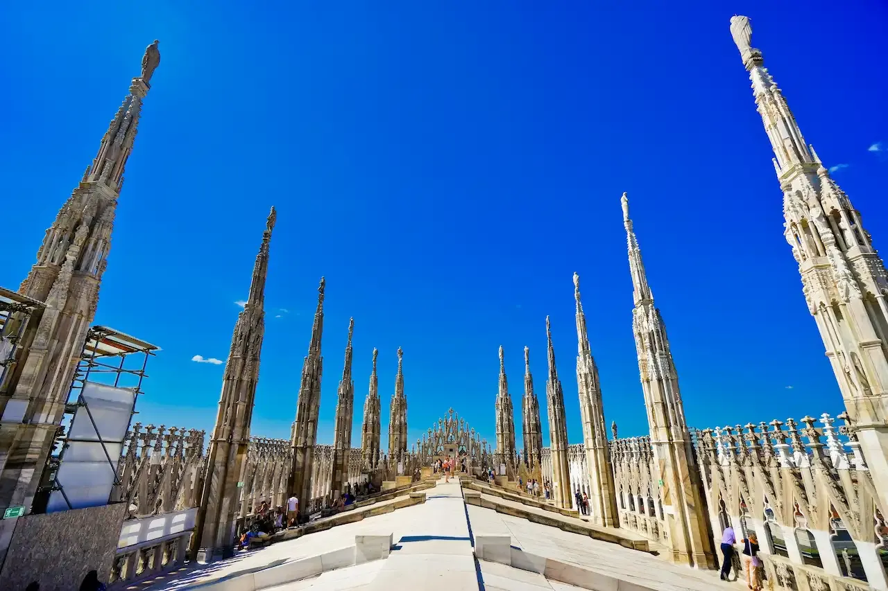 Duomo Milan rooftop