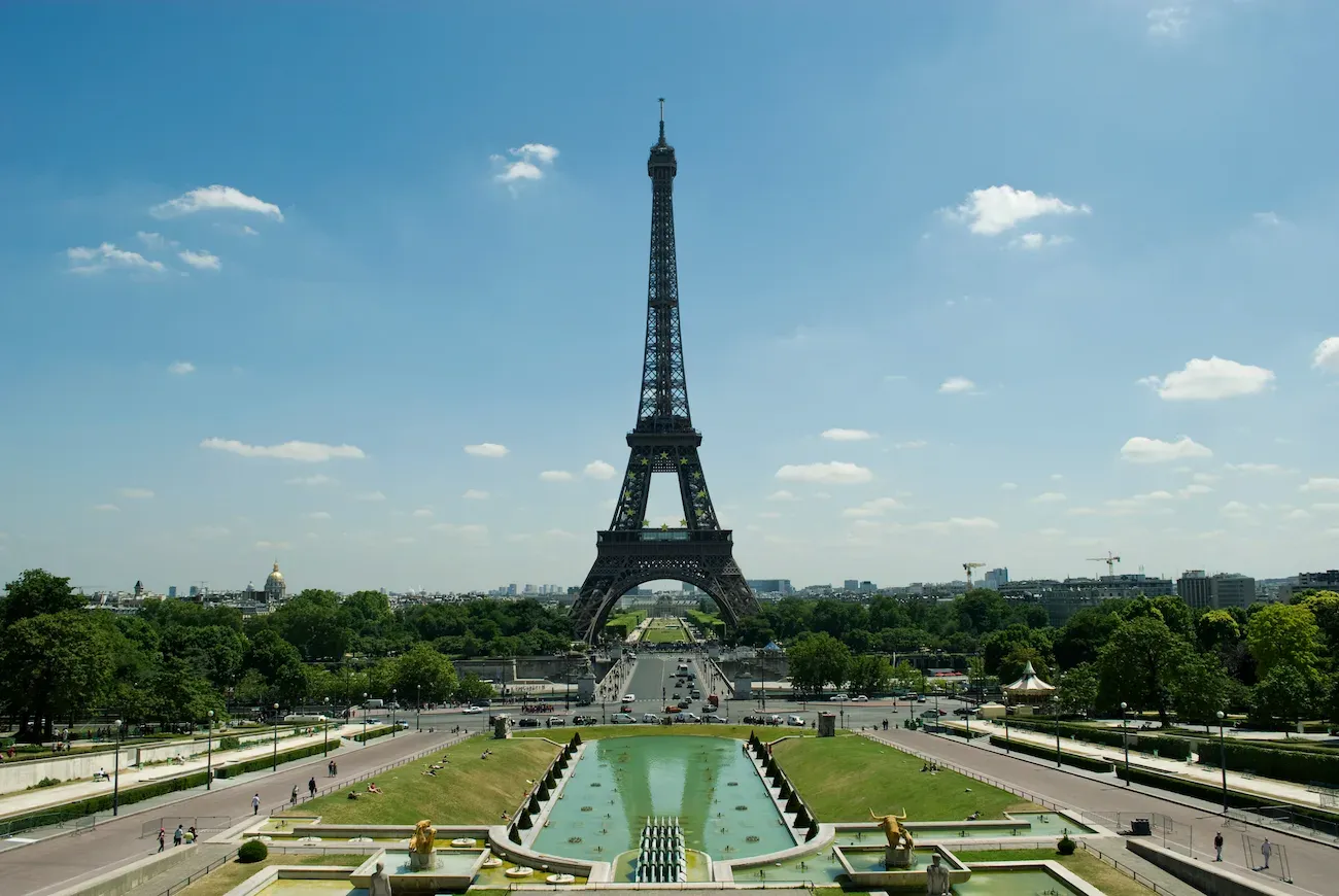 eiffel tower place du trocadero