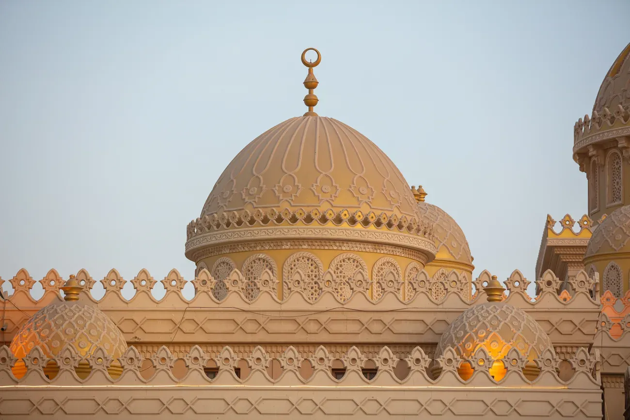 The El Mina Masjid mosque in Hurghada, Egypt