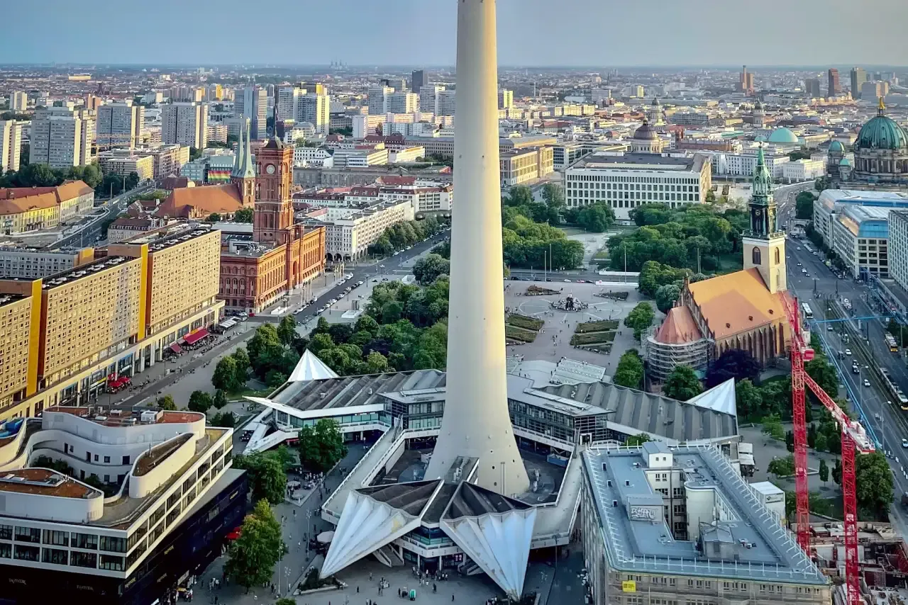 Entrance to the Berlin TV Tower