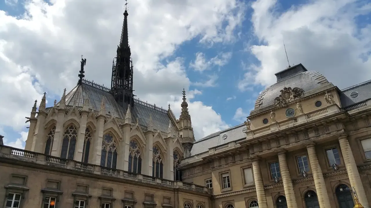 Exterior of the Sainte-Chapelle