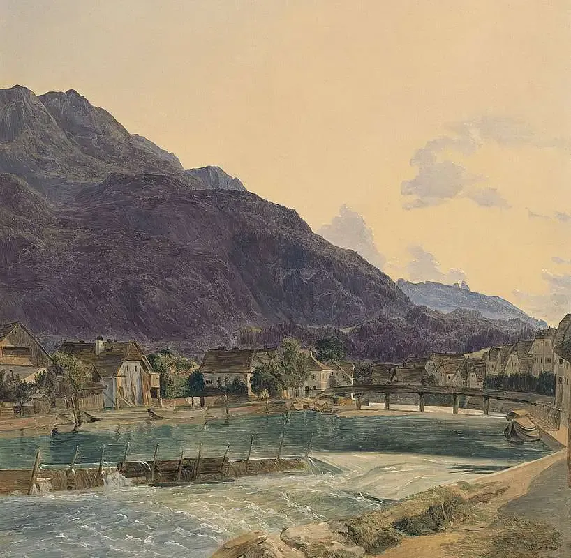 "Bad ischl" by Ferdinand Georg Waldmüller