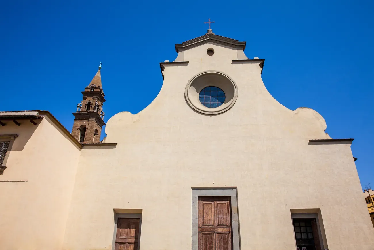 The Basilica di Santo Spirito in the Oltrarno quarter of Florence