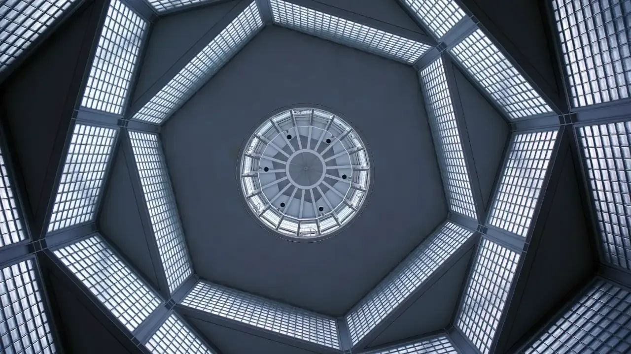 Ceiling in the Rembrandt room of the Gemäldegalerie