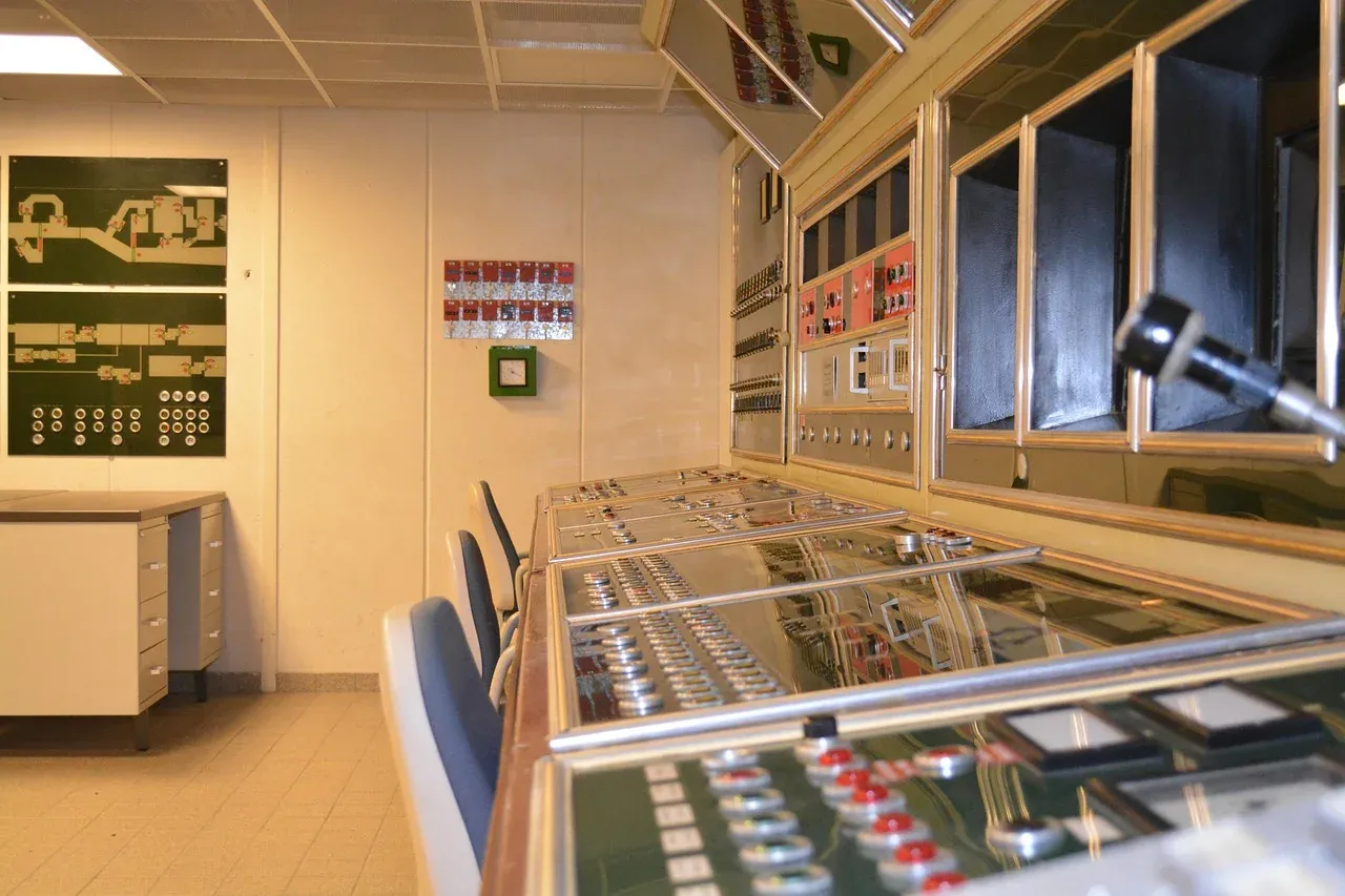 An exhibition room inside the former government bunker at Bad Neuenahr-Ahrweiler