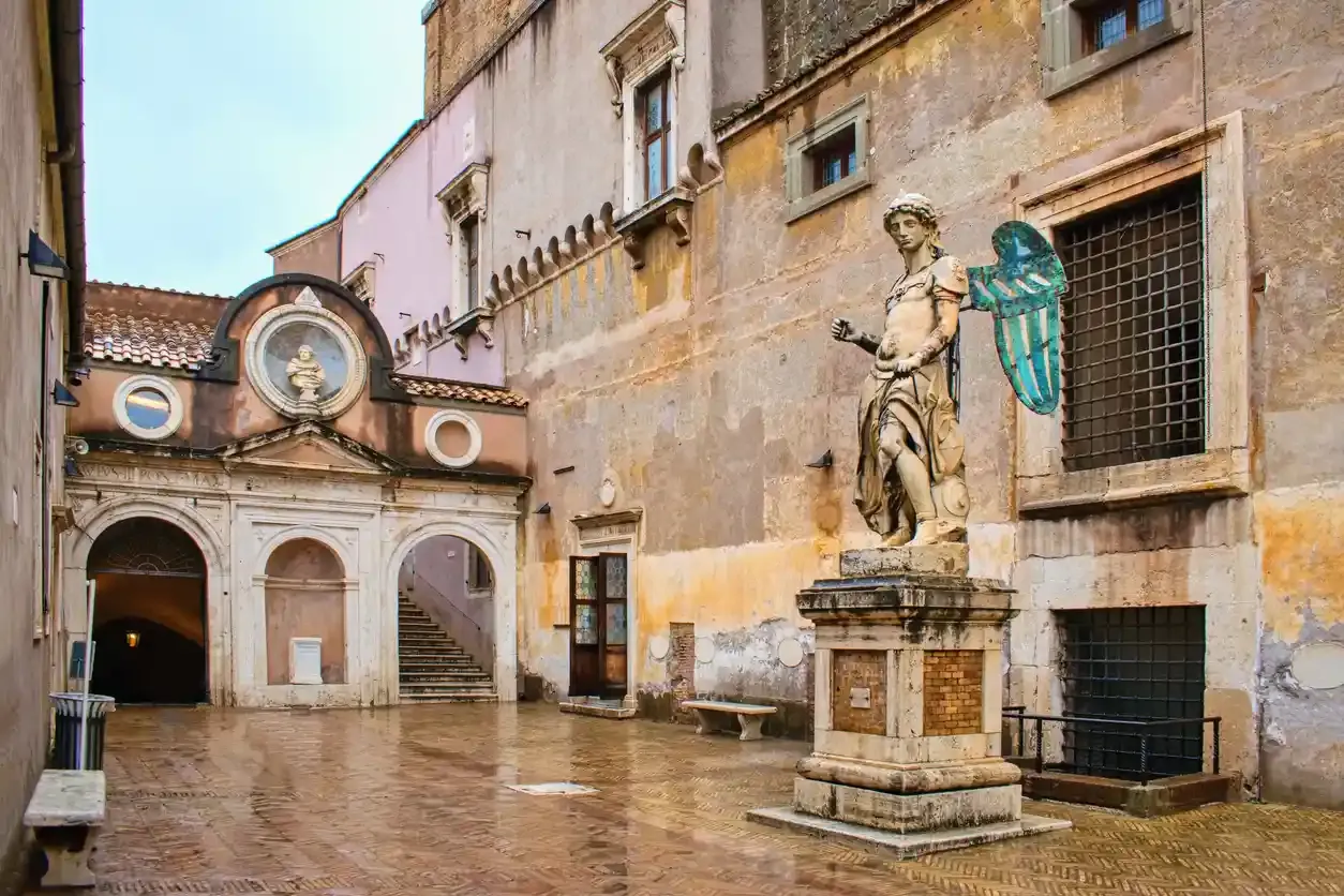 The Imperial Mausoleum and Cortile dell'Angelo