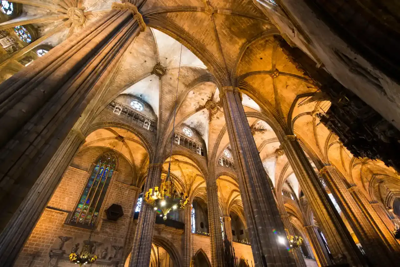 Interior of Barcelona Cathedral