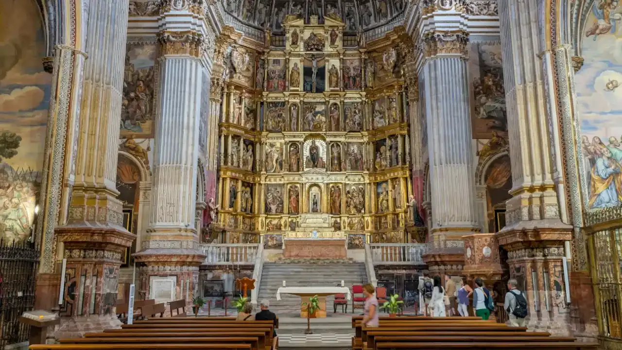 Interior of the Monastery of San Jerónimo