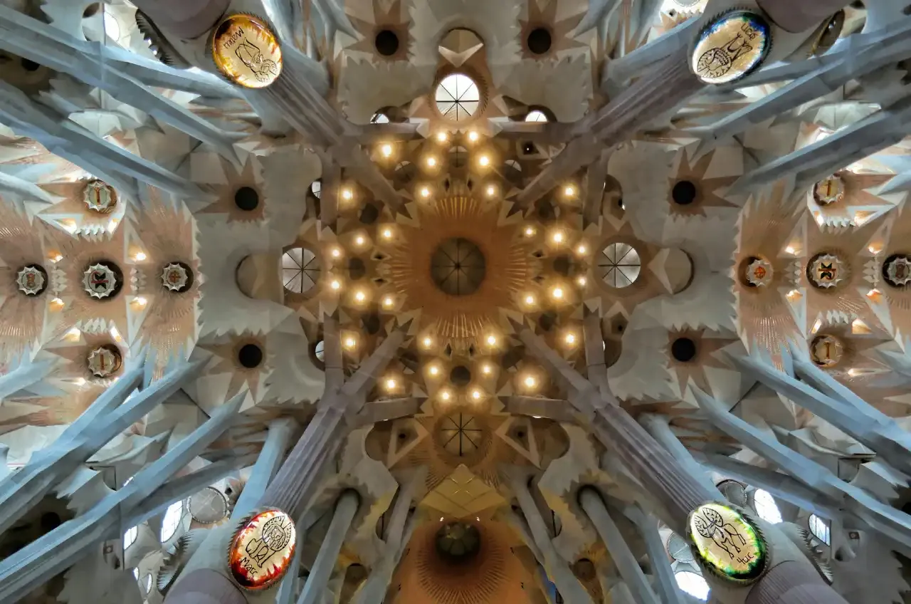 Interior of the Sagrada Familia