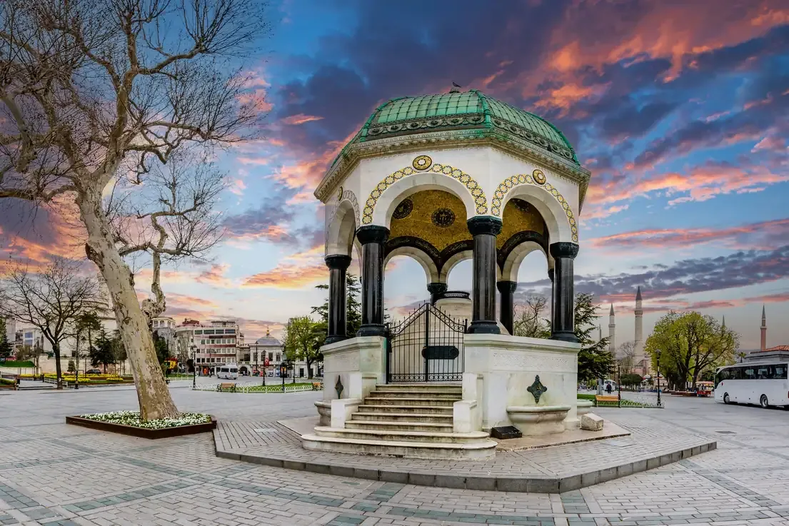 The German Fountain at Sultanahmet Square in Istanbul