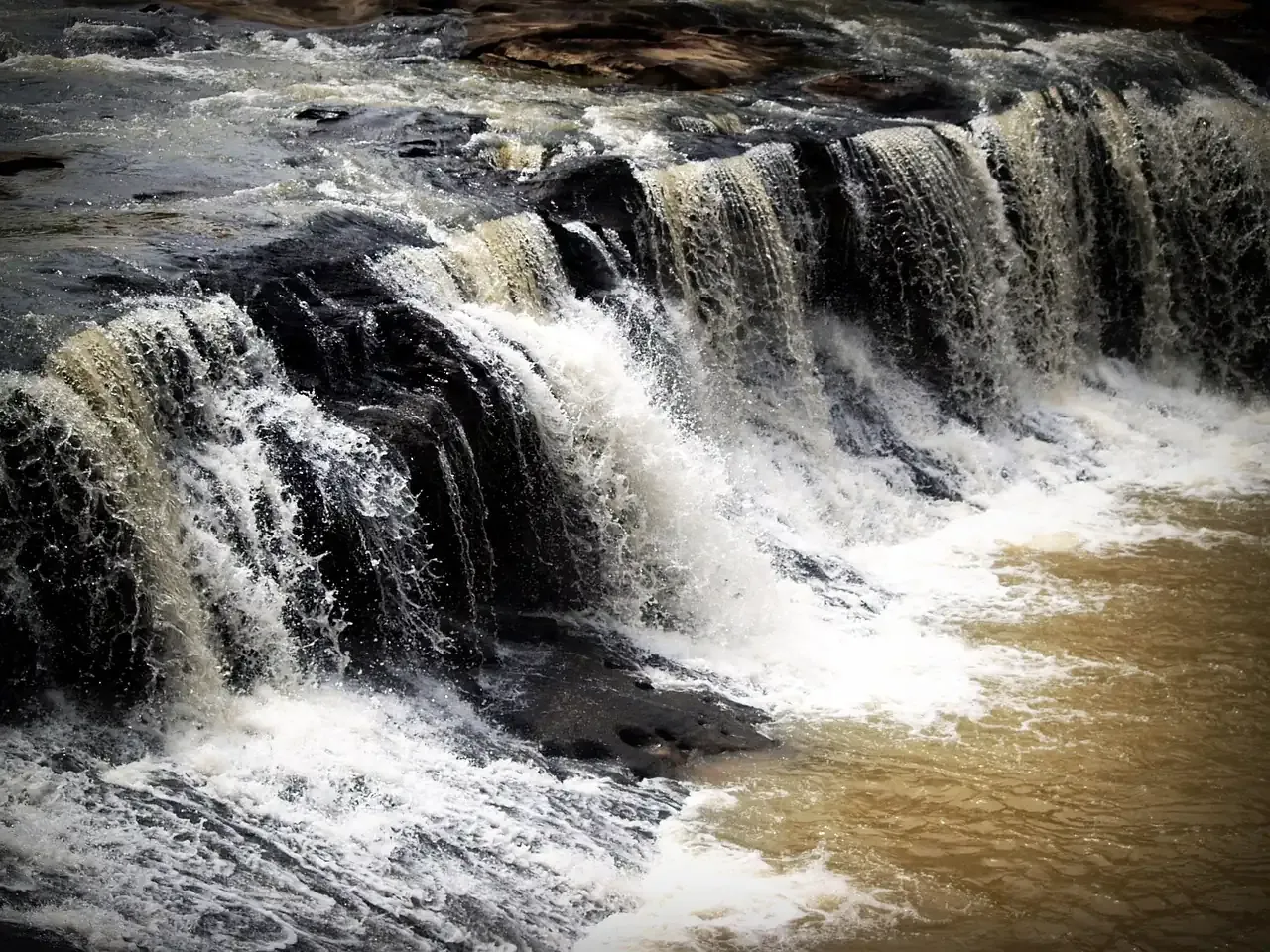 A waterfall in Khao Yai National Park, Nakhon Ratchasima
