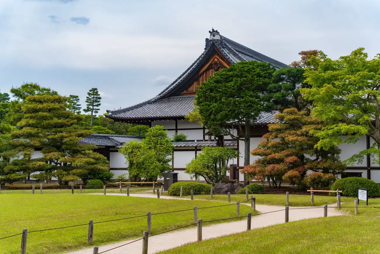 Nijo Castle, built by Tokugawa Ieyasu, in Kyoto