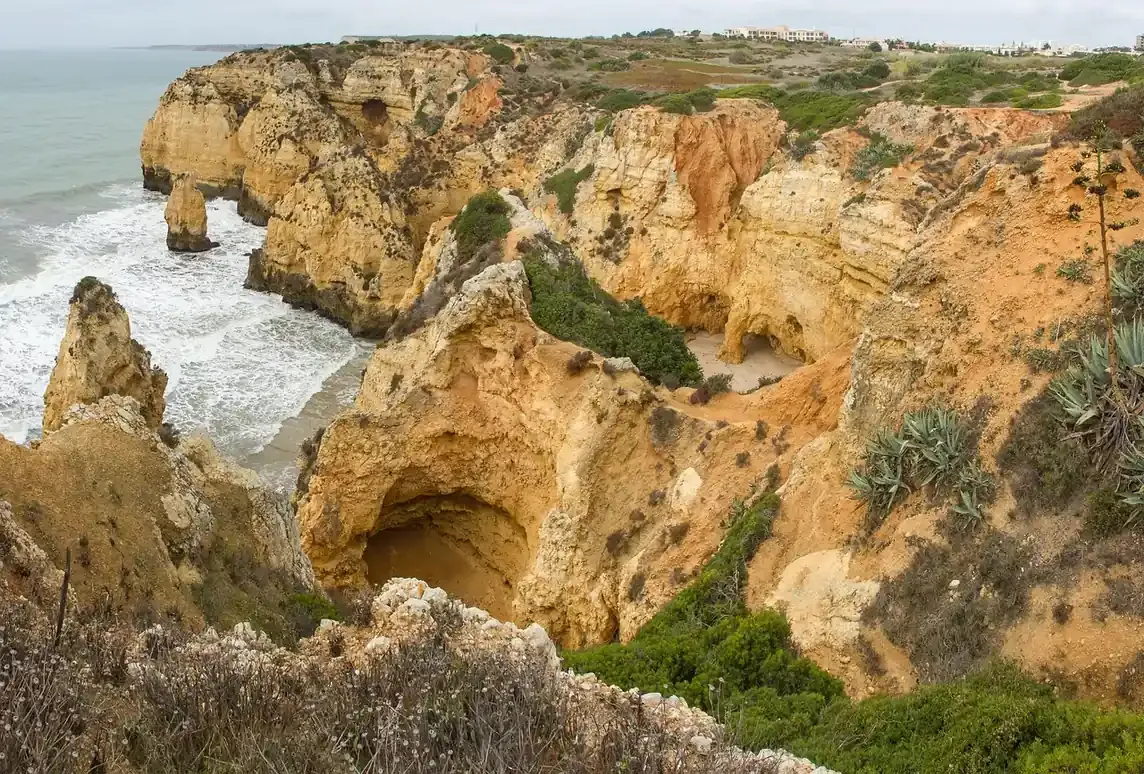 The headland and sea stacks of Ponta da Piedade at Lagos