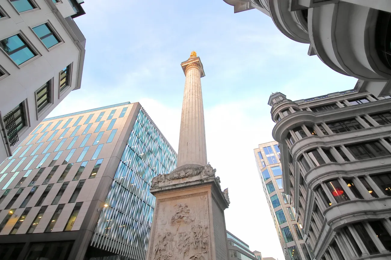 The Monument to the Great Fire of London