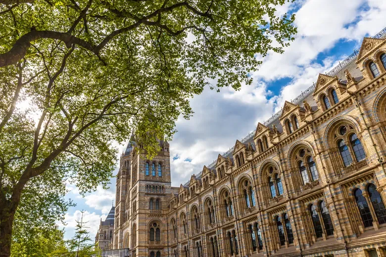 The Natural History Museum building in London