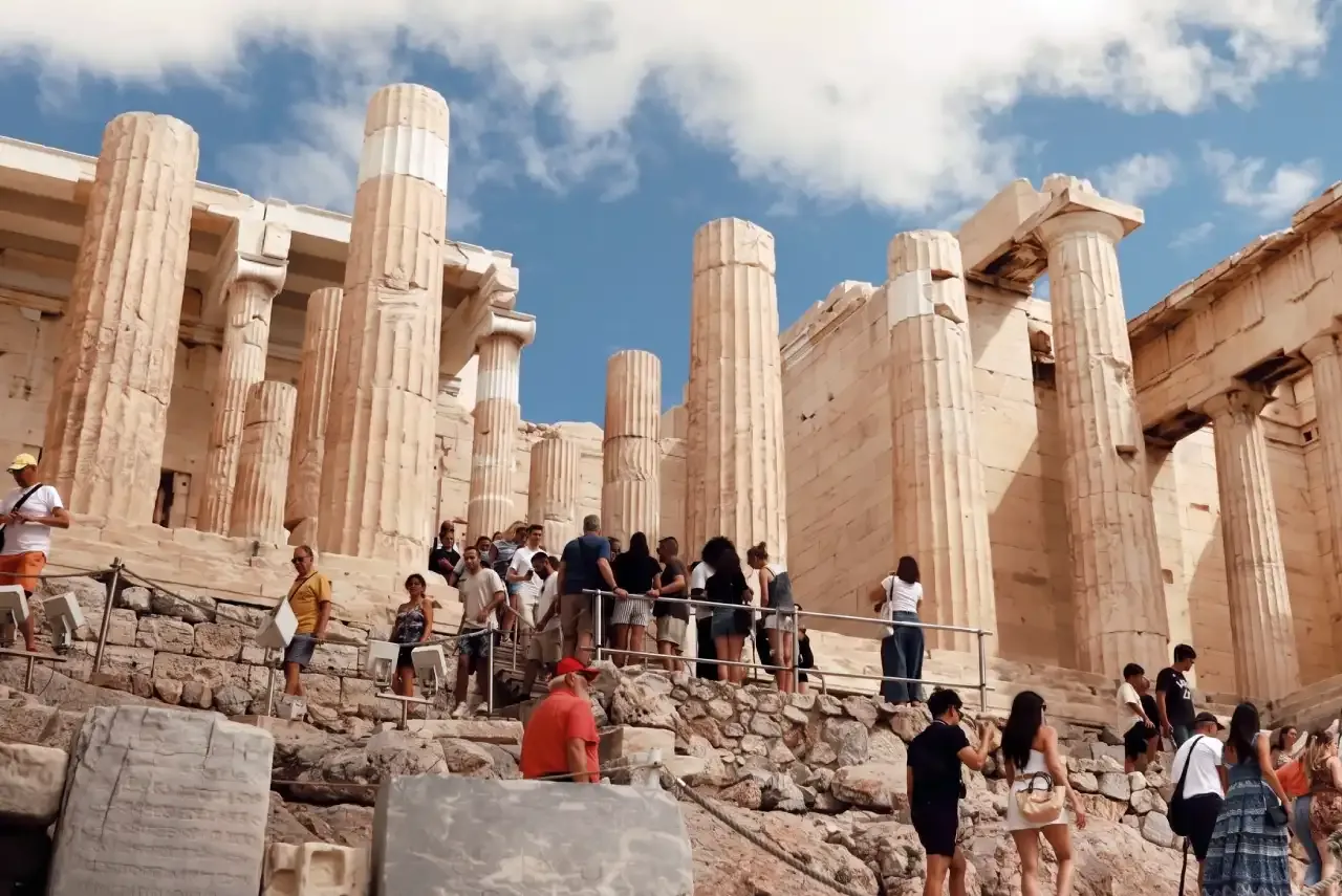 Main entrance to the Acropolis