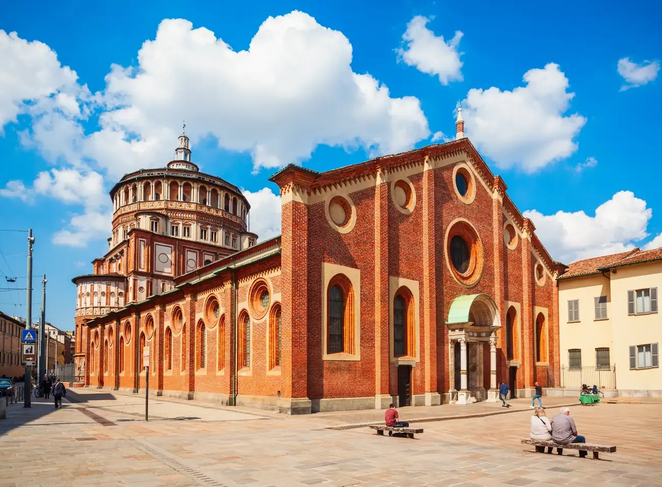 The church and Dominican convent of Santa Maria delle Grazie in Milan