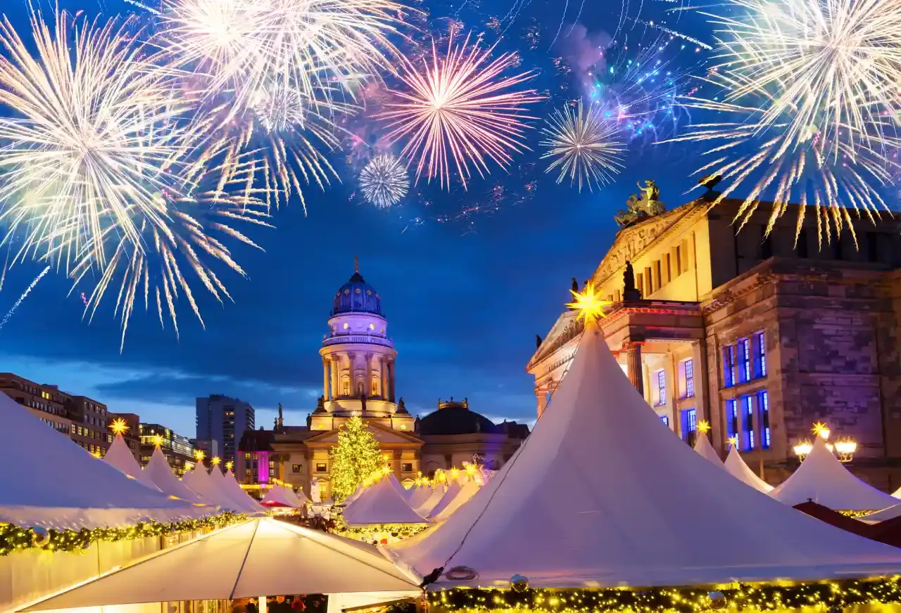 New Year’s Eve celebration at Gendarmenmarkt