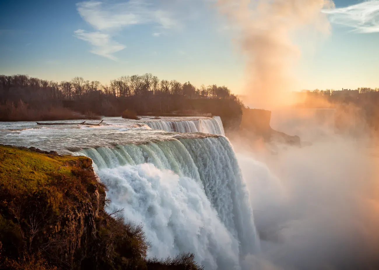 The American Falls at Niagara Falls