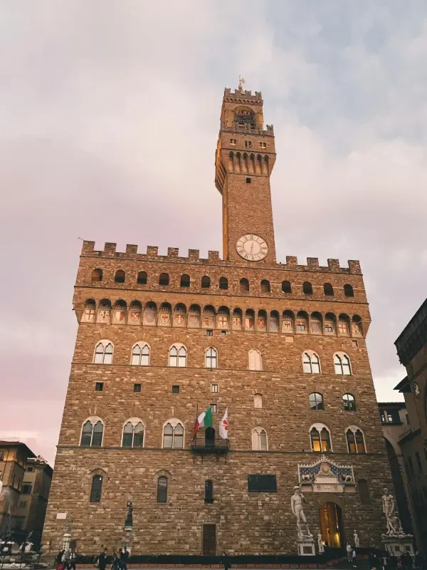 Palazzo Vecchio during sunset