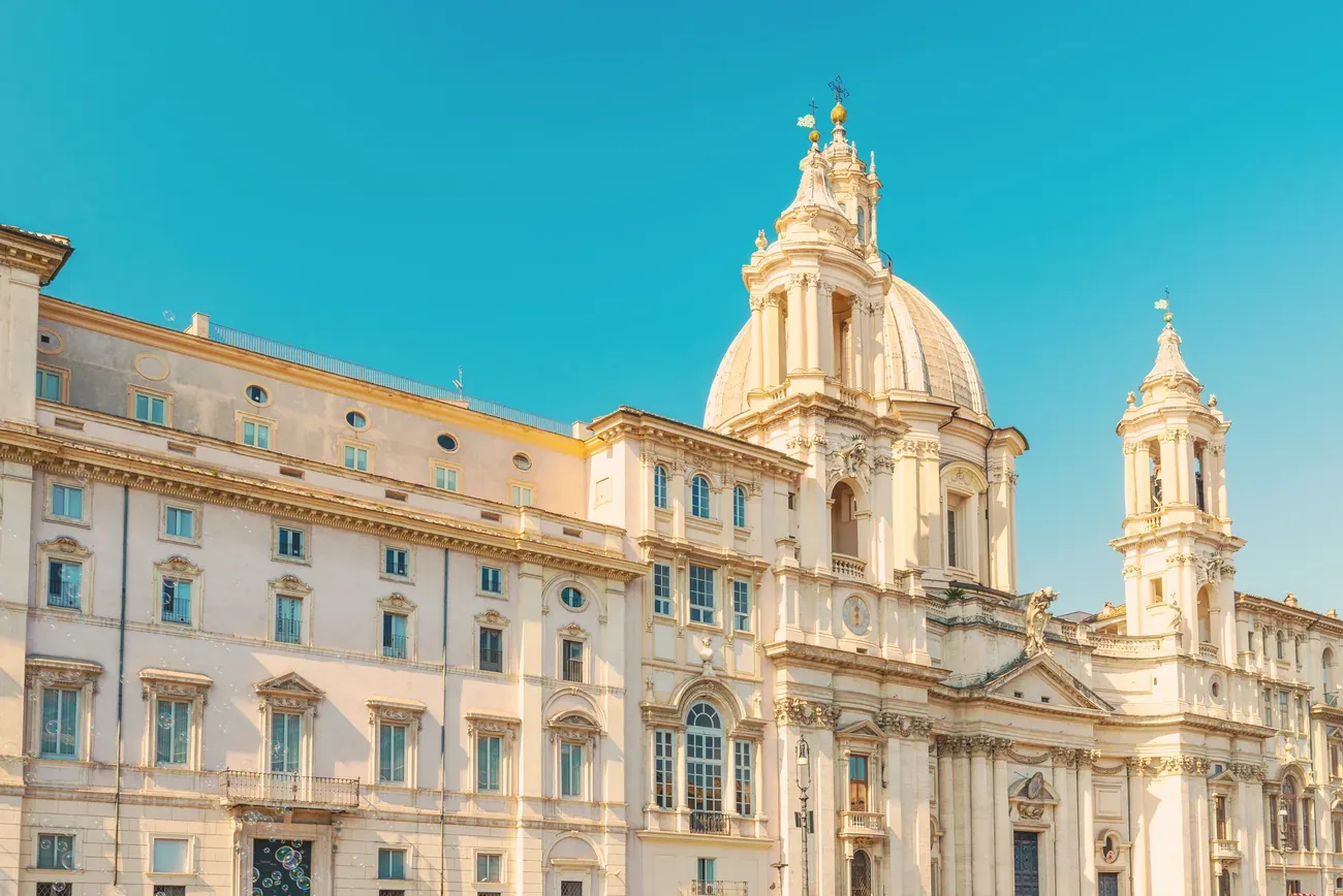 Sant'Agnese in Agone church on Piazza Navona in Rome