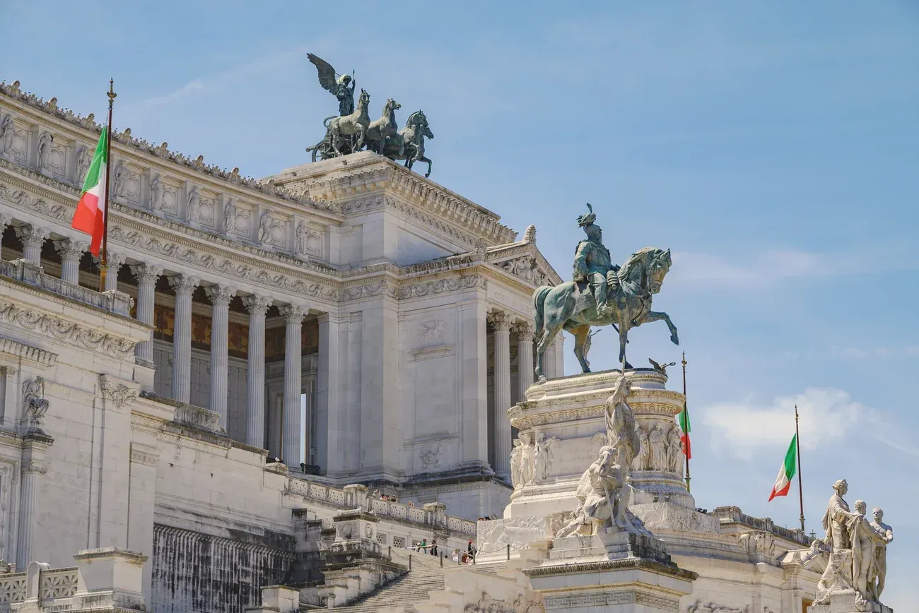 Piazza Venezia in Rome