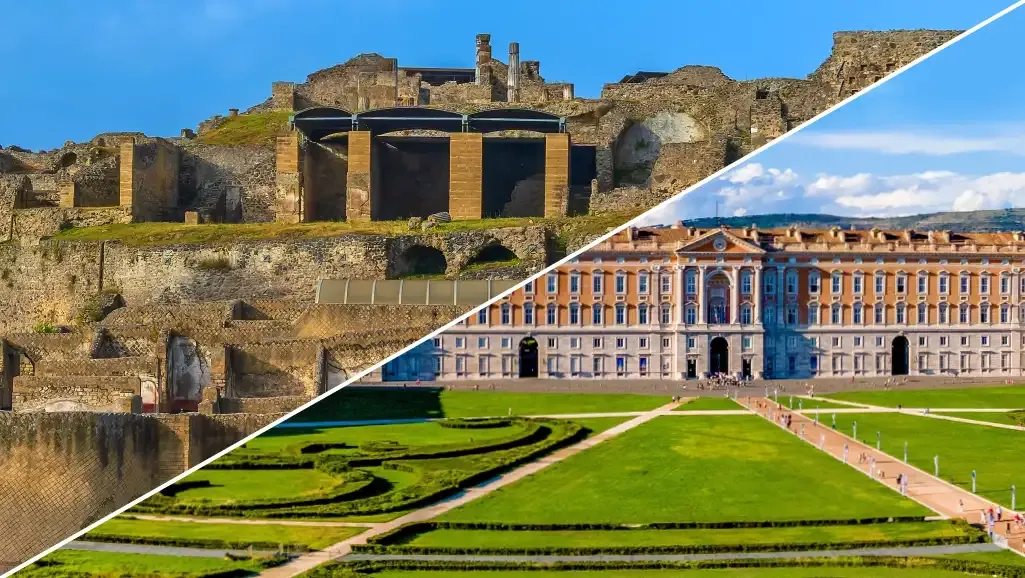 Pompeii & Royal Palace of Caserta Ticket