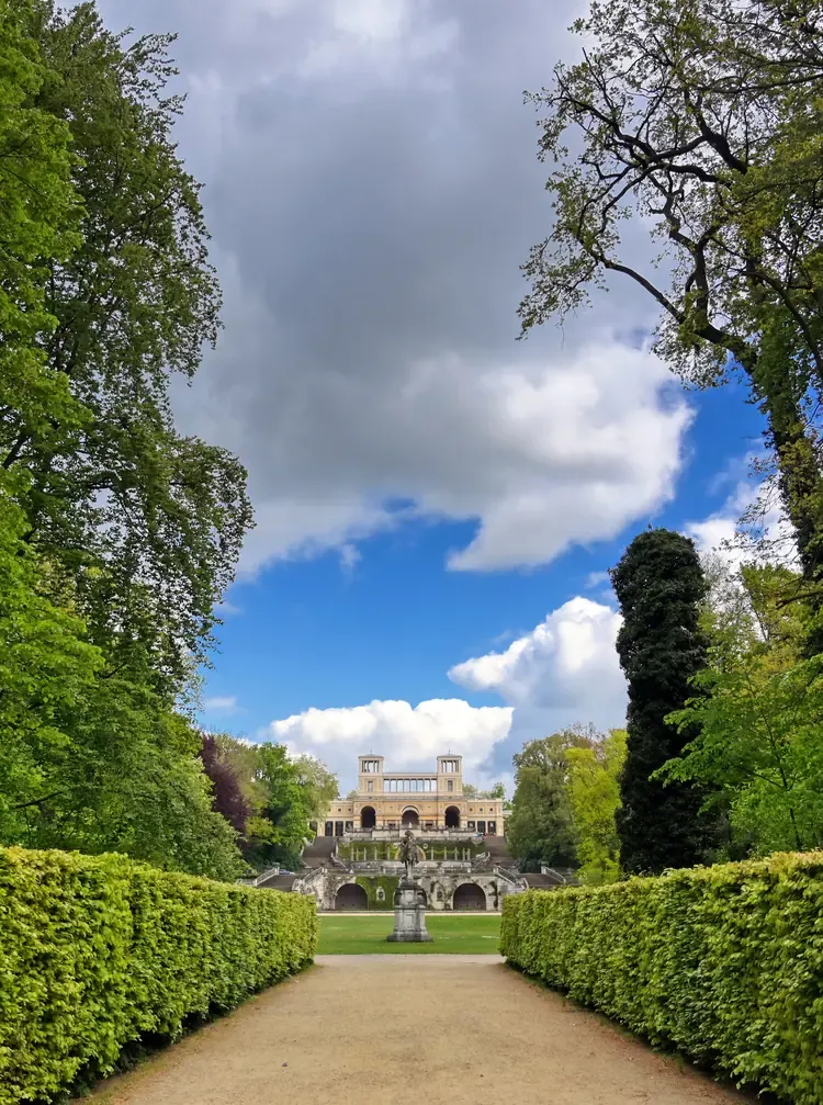 The Orangery Palace in Sanssouci Park, Potsdam, Germany