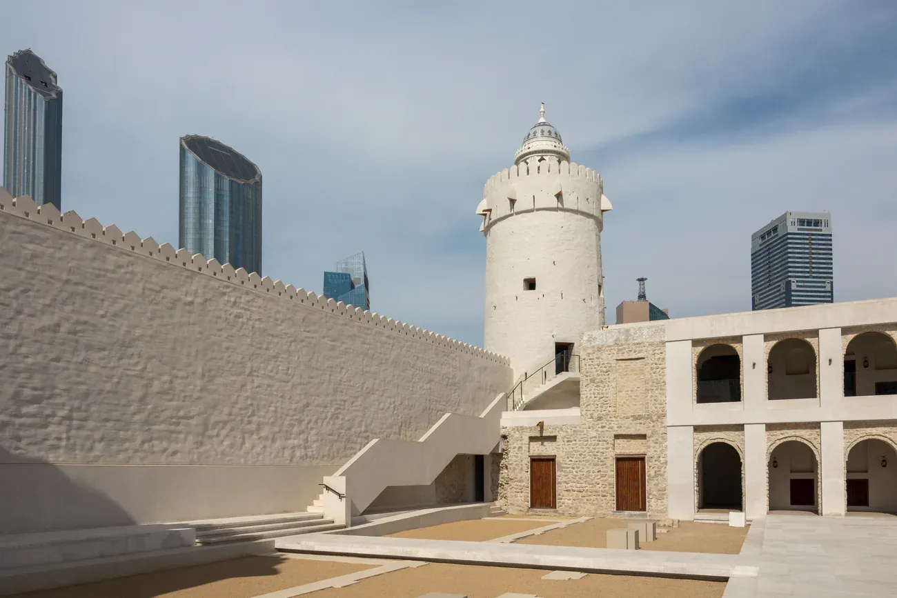 The watchtower and inner fort of Qasr Al Hosn, Abu Dhabi