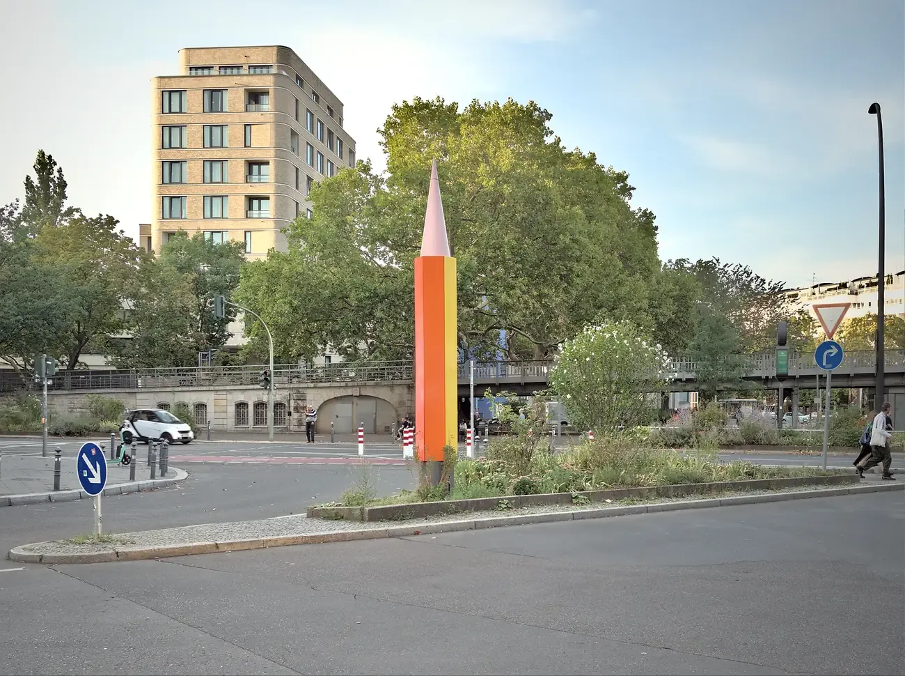 The rainbow column on Nollendorfplatz in Schöneberg, Berlin