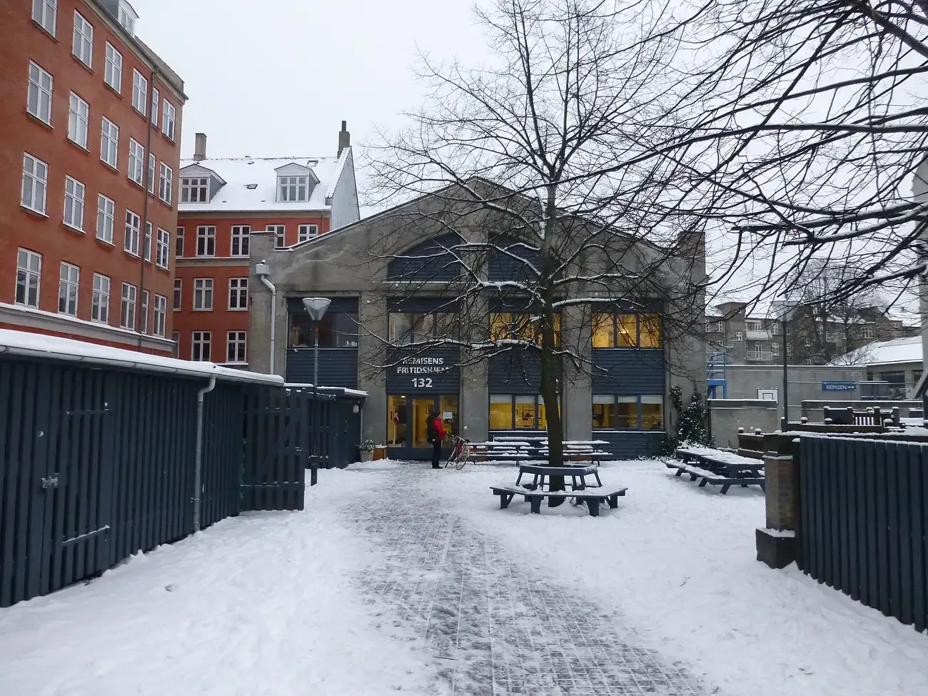 Remisen, the old brick hall on Blegdamsvej in Copenhagen